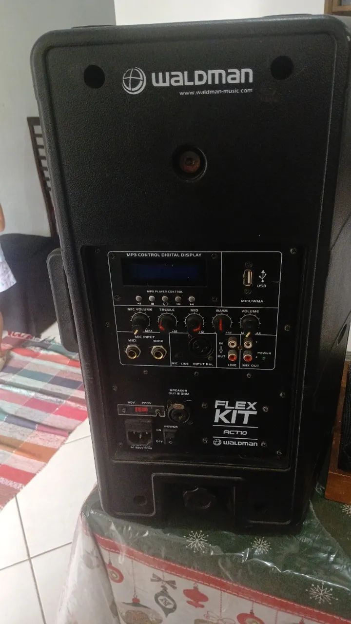 Caixa de som Amplificada Waldeman = zap *
