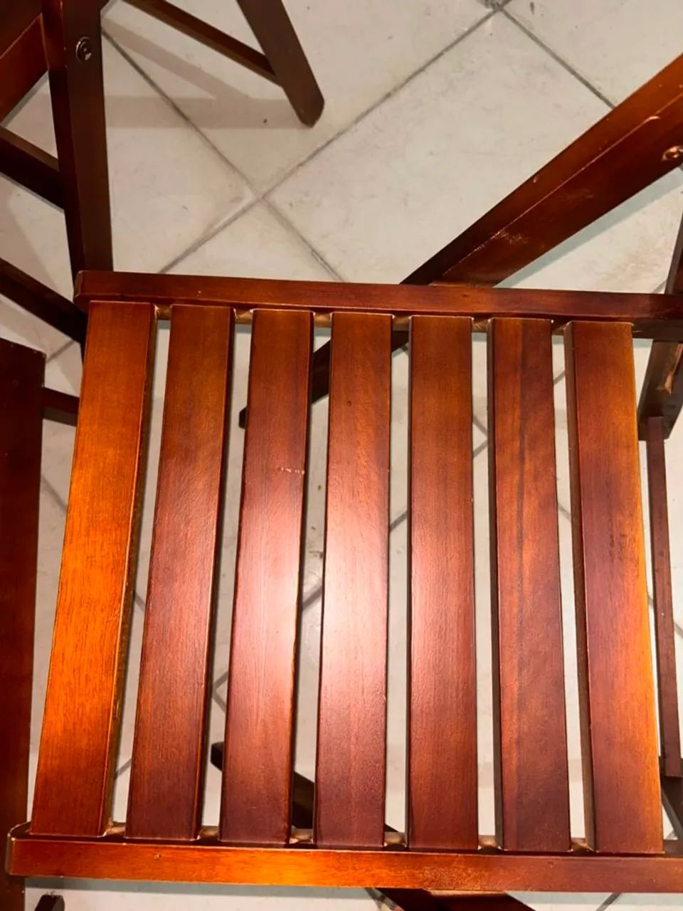 Jogo de mesa de madeira  - Foto 2