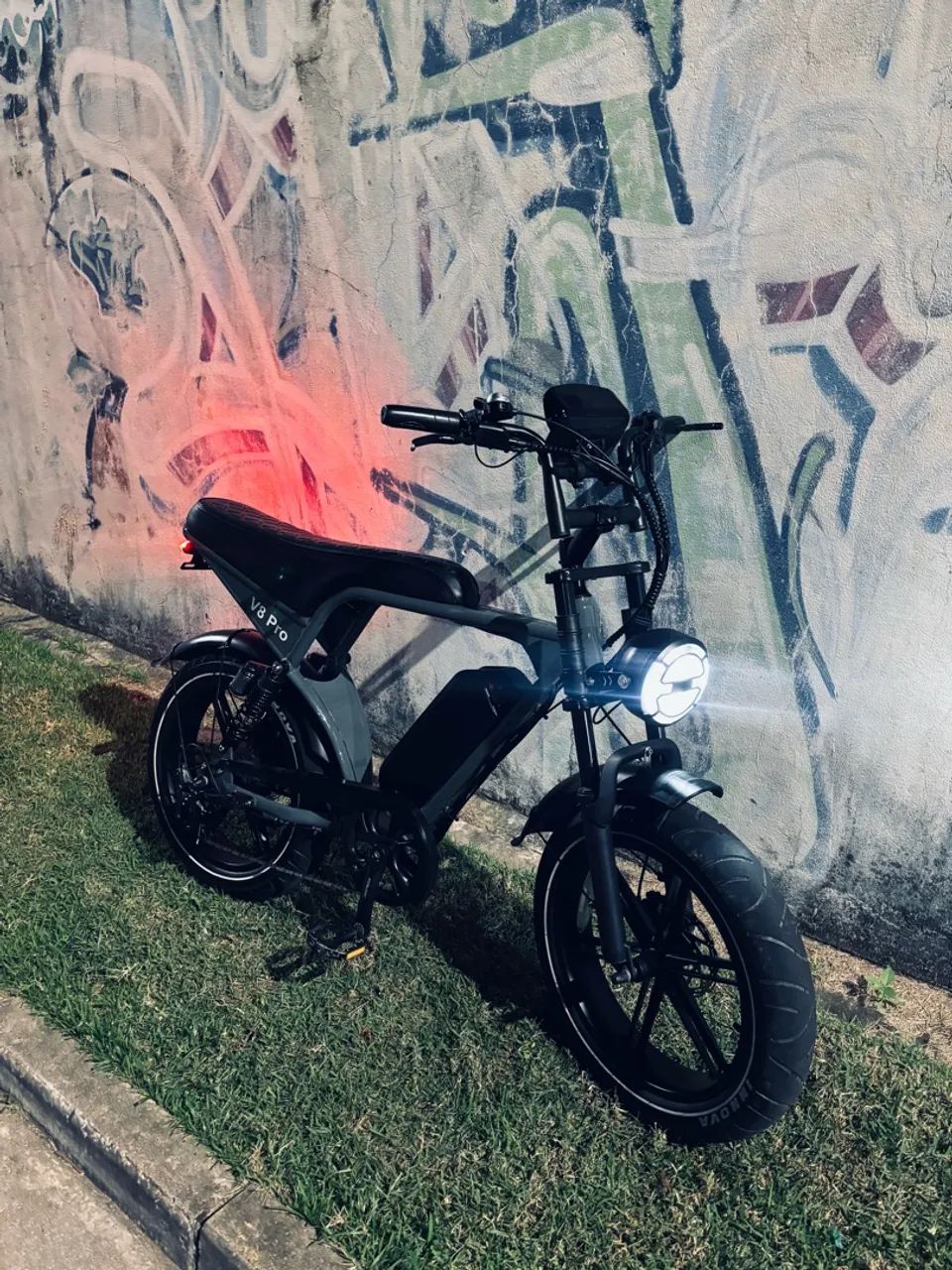Bicicleta elétrica ouxi v8 pro 
