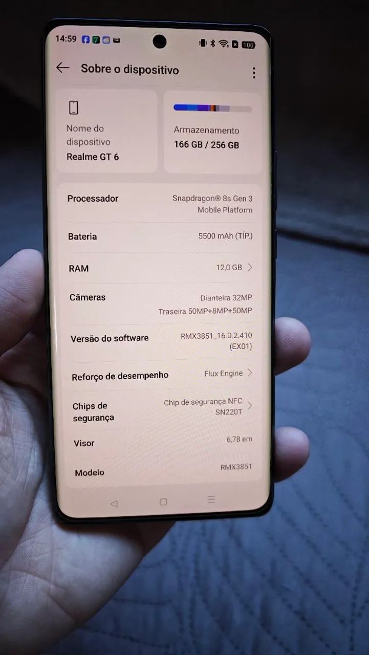 Smartphone Realme GT 6 256gb - Foto 5