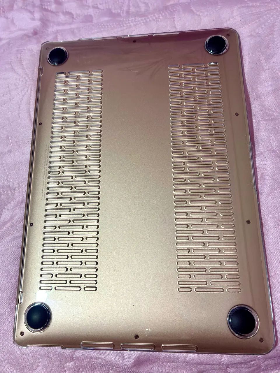 Macbook air M1 rose gold, com 8/256gb ssd perfeito c/proteção - Foto 5