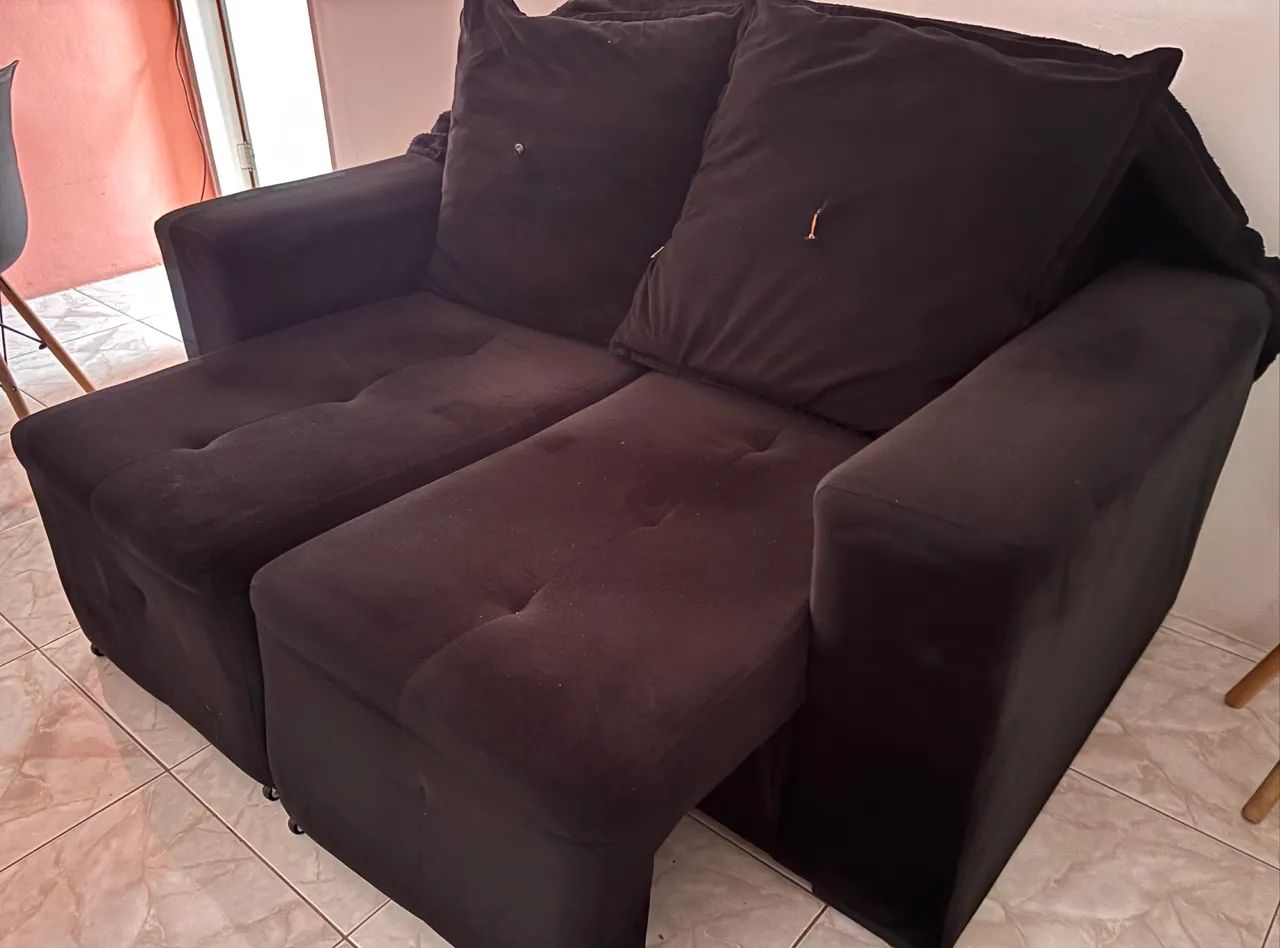 SOFÁ RETRÁTIL BLACK - Foto 3