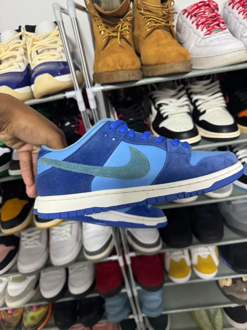  Tênis Nike SB Dunk Low Pro Blue Raspberry  - Foto 2