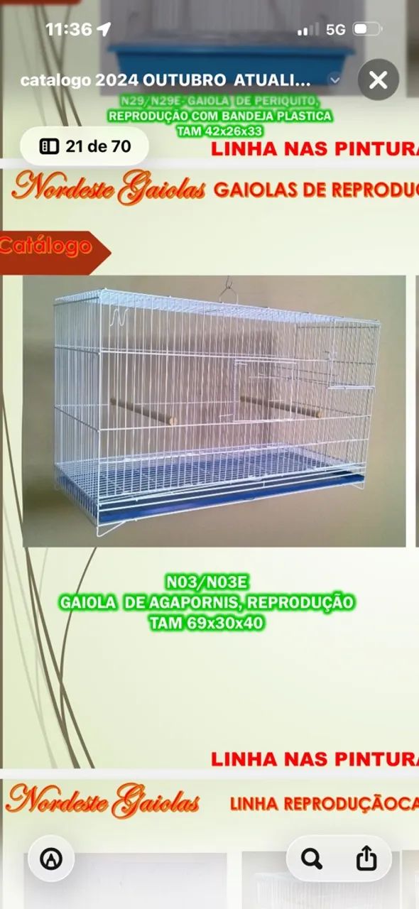 Gaiola de reprodução 