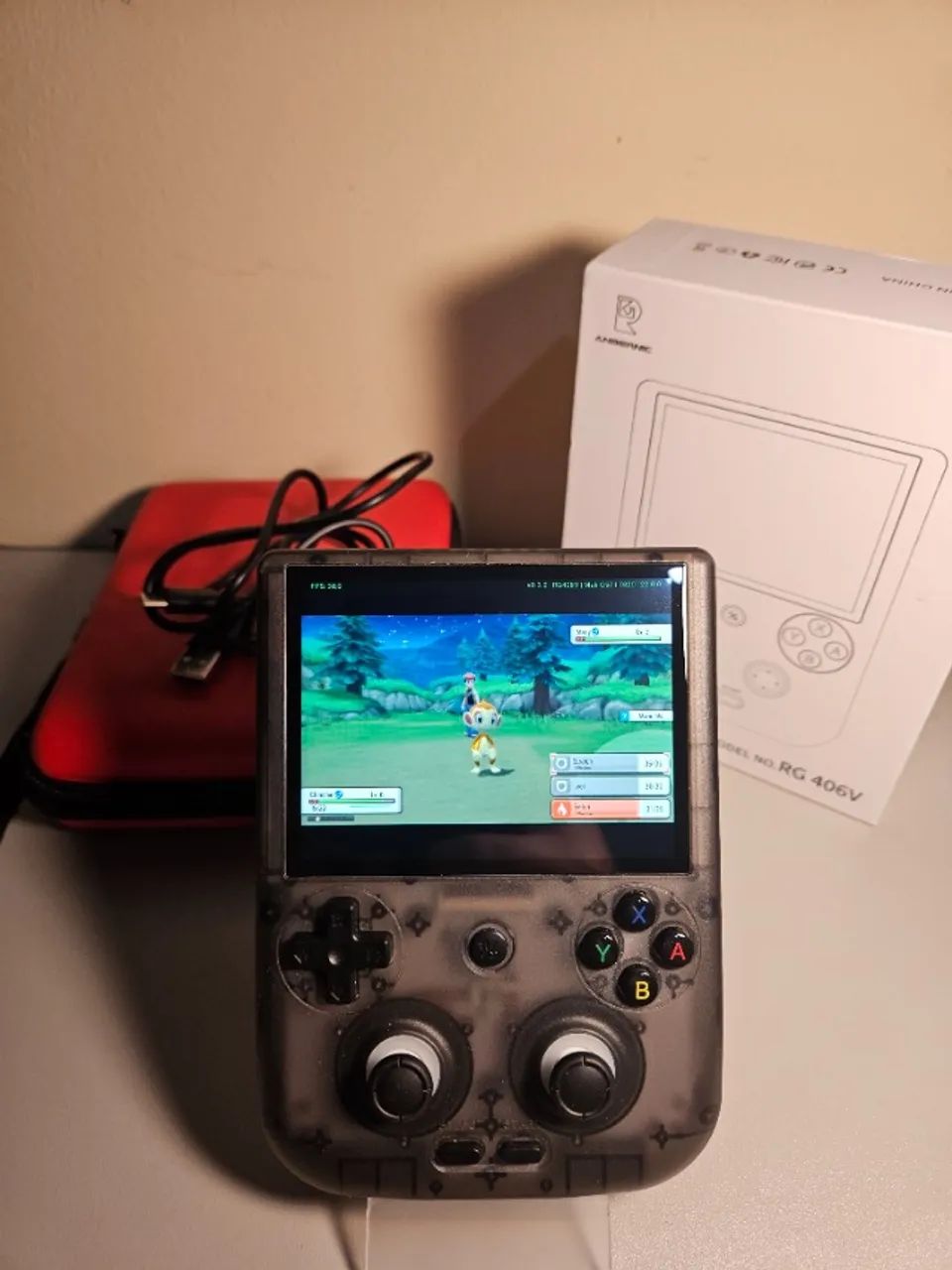 Videogame Portátil Anbernic RG406V e SD de 128gb - Emulador de Diversos Consoles