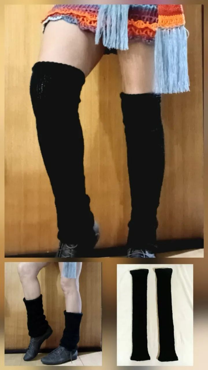 Polainas em lã Pretas - Foto 4