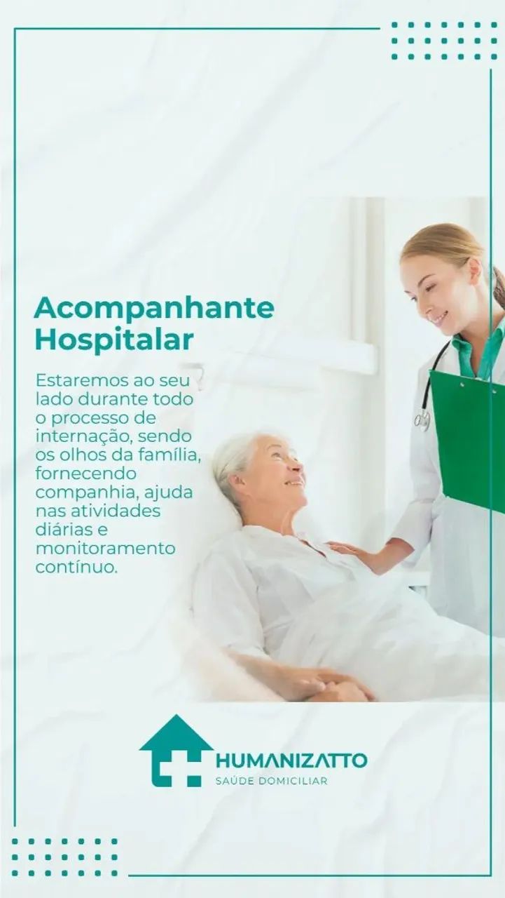 Cuidador de Idosos, Cuidador Pós Operatório  - Foto 3