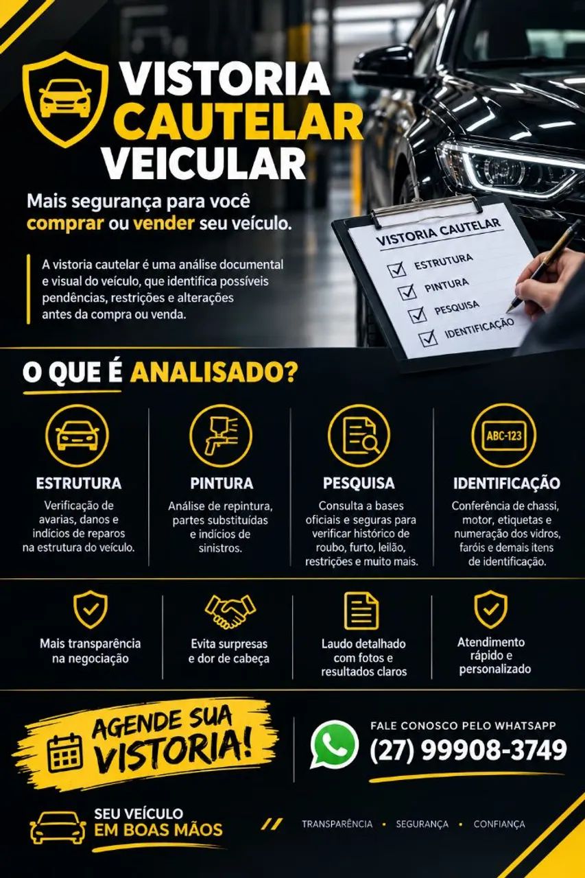 VISTORIA CAUTELAR VEICULAR