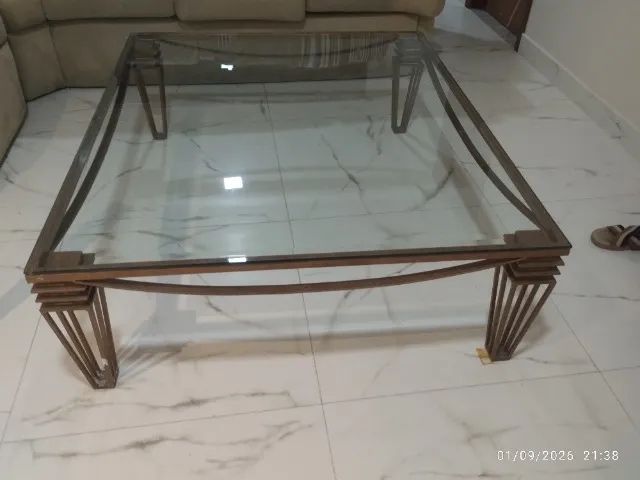 Mesa de centro de vidro  - Foto 3