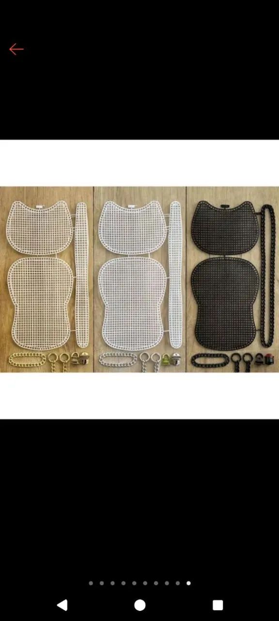 Kit com 3 telas de bolsas e linhas Náutico  para montagem  - Foto 3