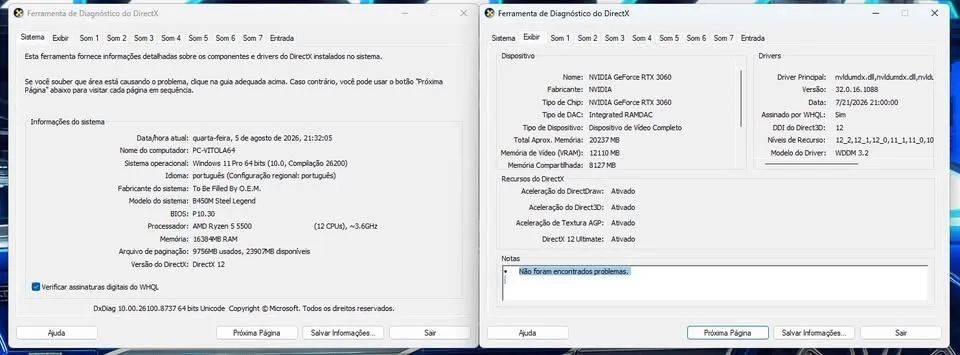 PC Gamer Ryzen 5 5500 + RTX 3060 12GB - Foto 3