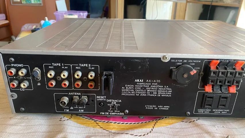 RECEIVER VINTAGE AKAI AA-A35 - Aparelhos de Som - Parque das