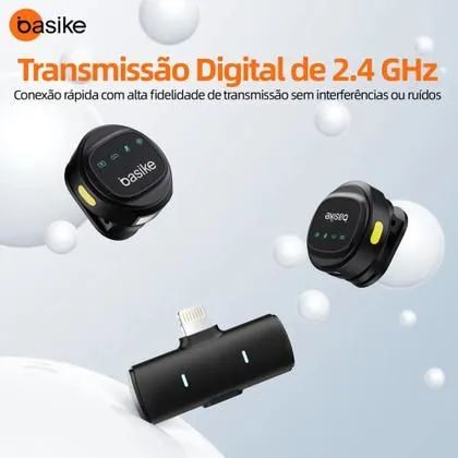 Microfone de Lapela Basike Cancelado de ruídos.  - Foto 2