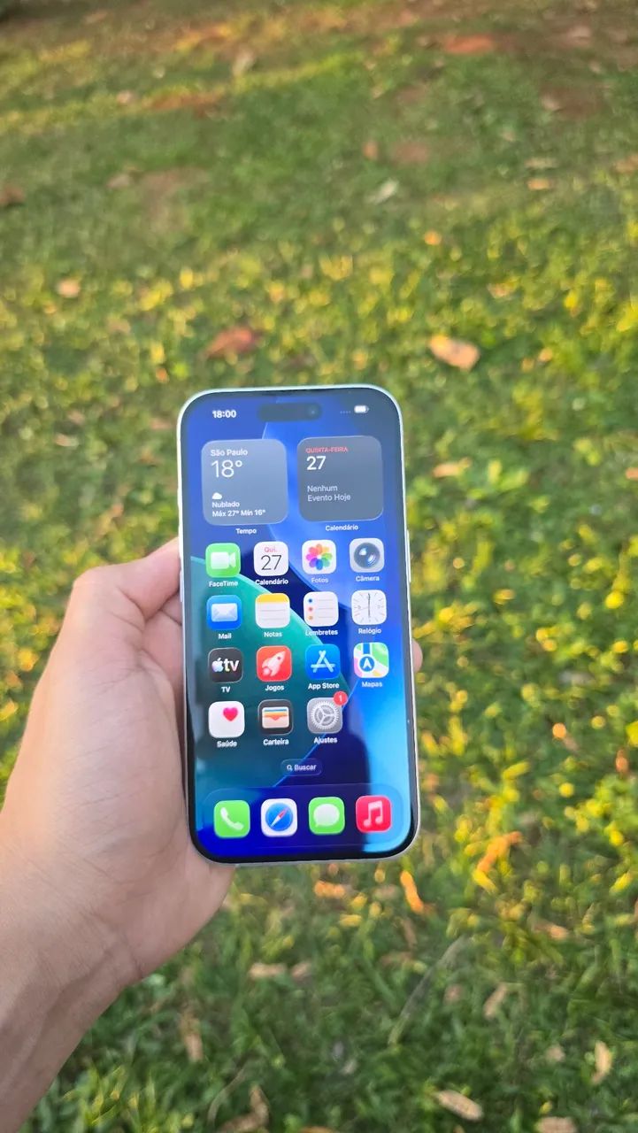 iPhone 16 128Gb BRANCO IMPECÁVEL com GARANTIA APPLE