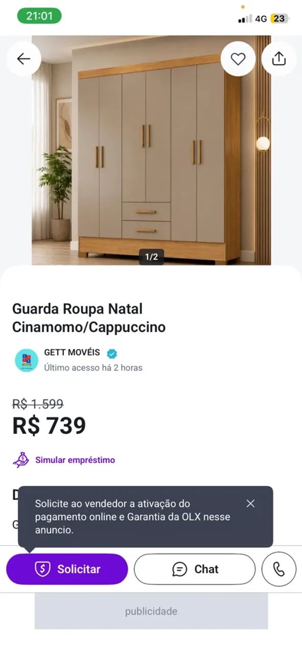 Guarda roupa NOVO - Foto 3