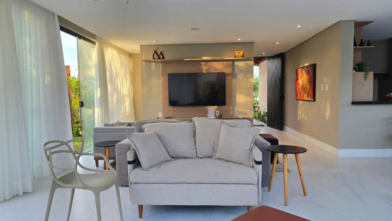 Maravilhosa casa Duplex, Nova, 5 suítes, excelente Acabamento, Mobiliada, Costa do Sauípe, - Foto 9