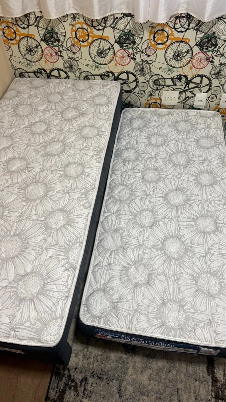 Cama Box solteiro com cama auxiliar
