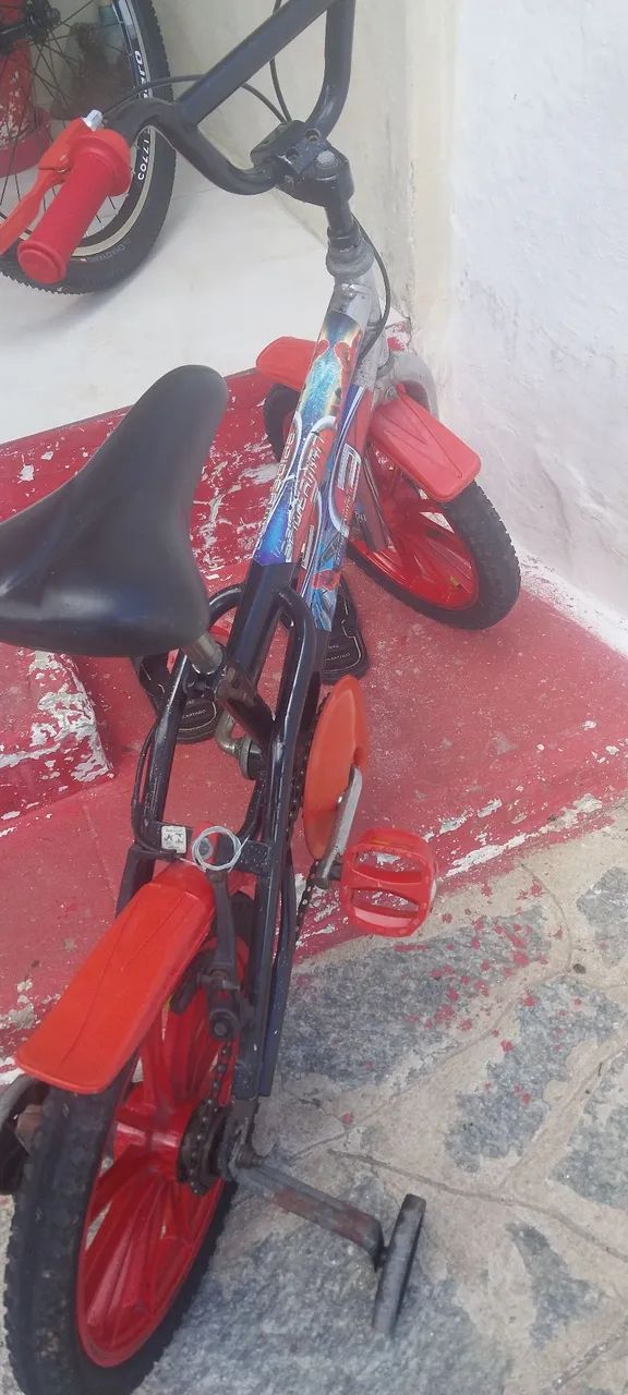 Bicicleta homem aranha  - Foto 2