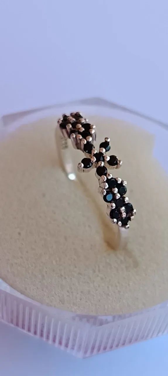 ANEL DE PRATA 925 PANDORA CHERRY BLOSSOM BOUQUET  - Foto 4