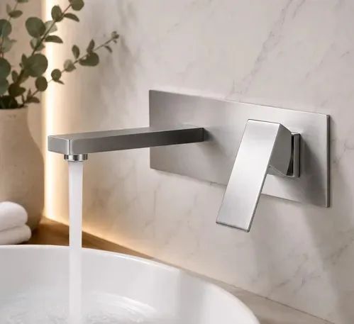 Torneira de Parede Banheiro Monocomando Metal | Avaria Estética
