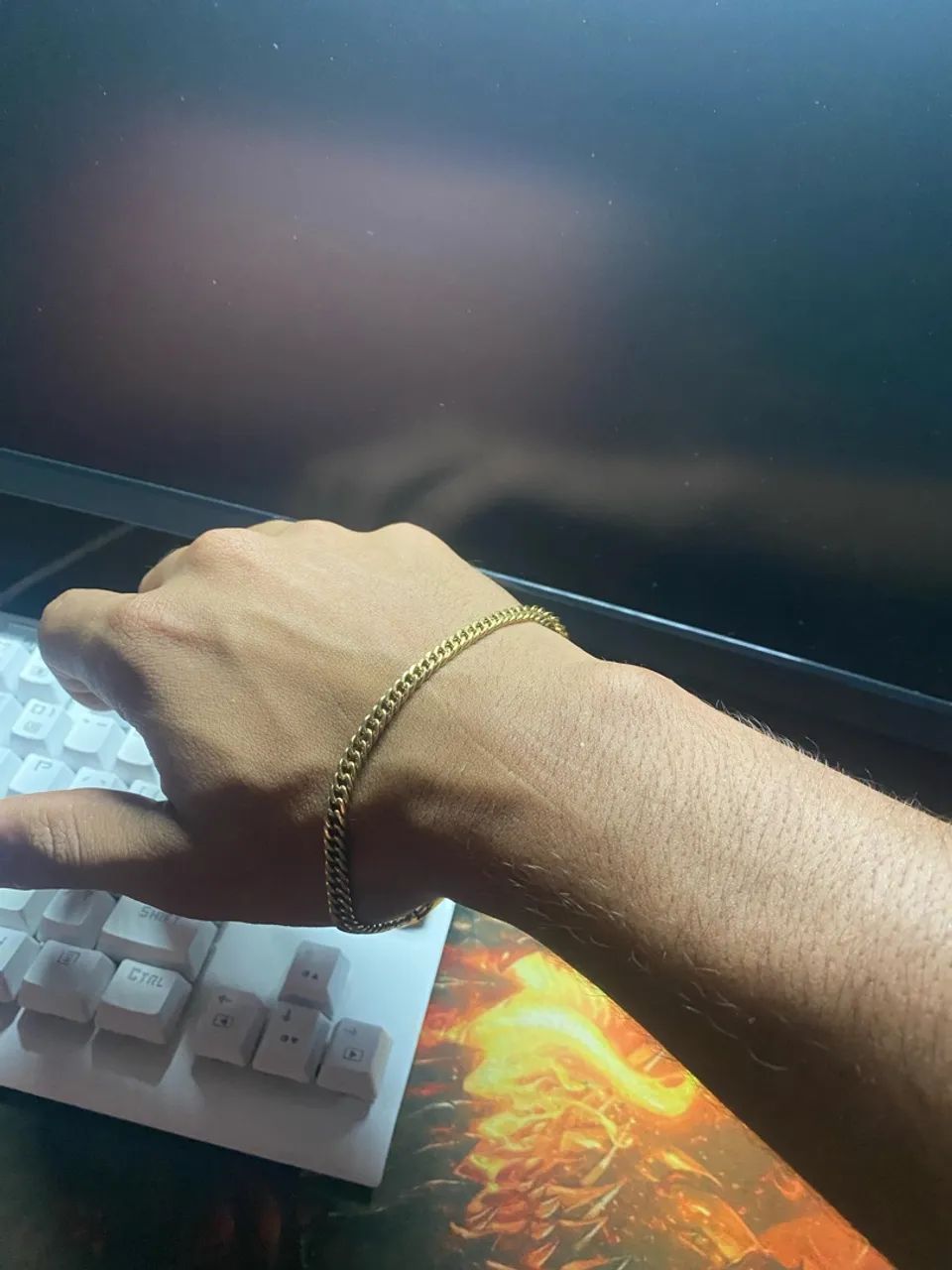 Vendo Pulseira de Ouro 18k - Foto 2