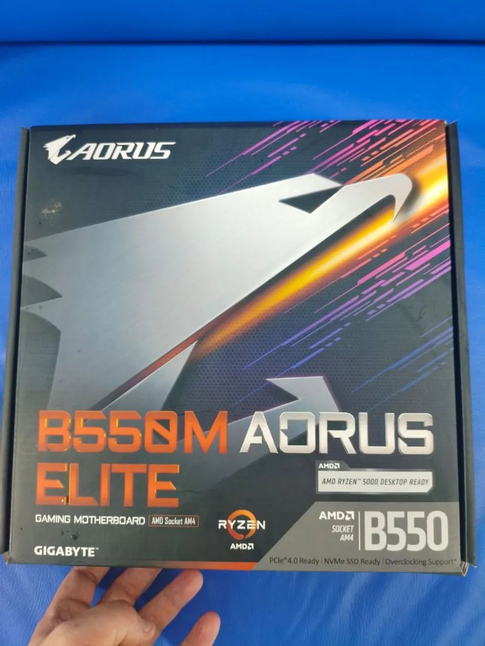 PLACA MÃE GAMER - Gigabyte B550M AORUS Elite