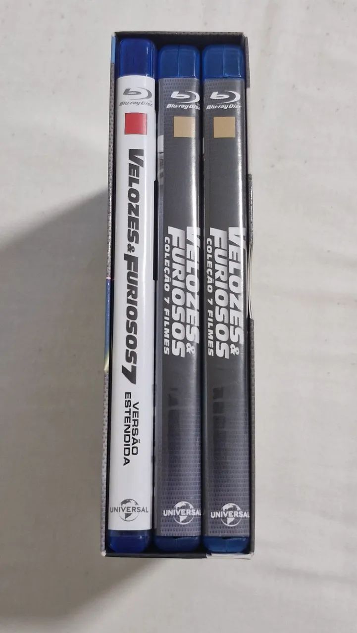 Coleção Blu-ray Velozes e Furiosos - BOX com 7 primeiros filmes da Franquia - ORIGINAL - Foto 2