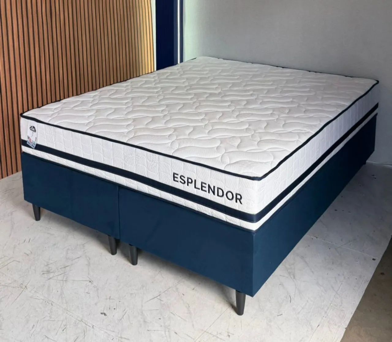 Cama box Queen Explendor molas ensacadas Ley em mega Promoção! - Foto 3