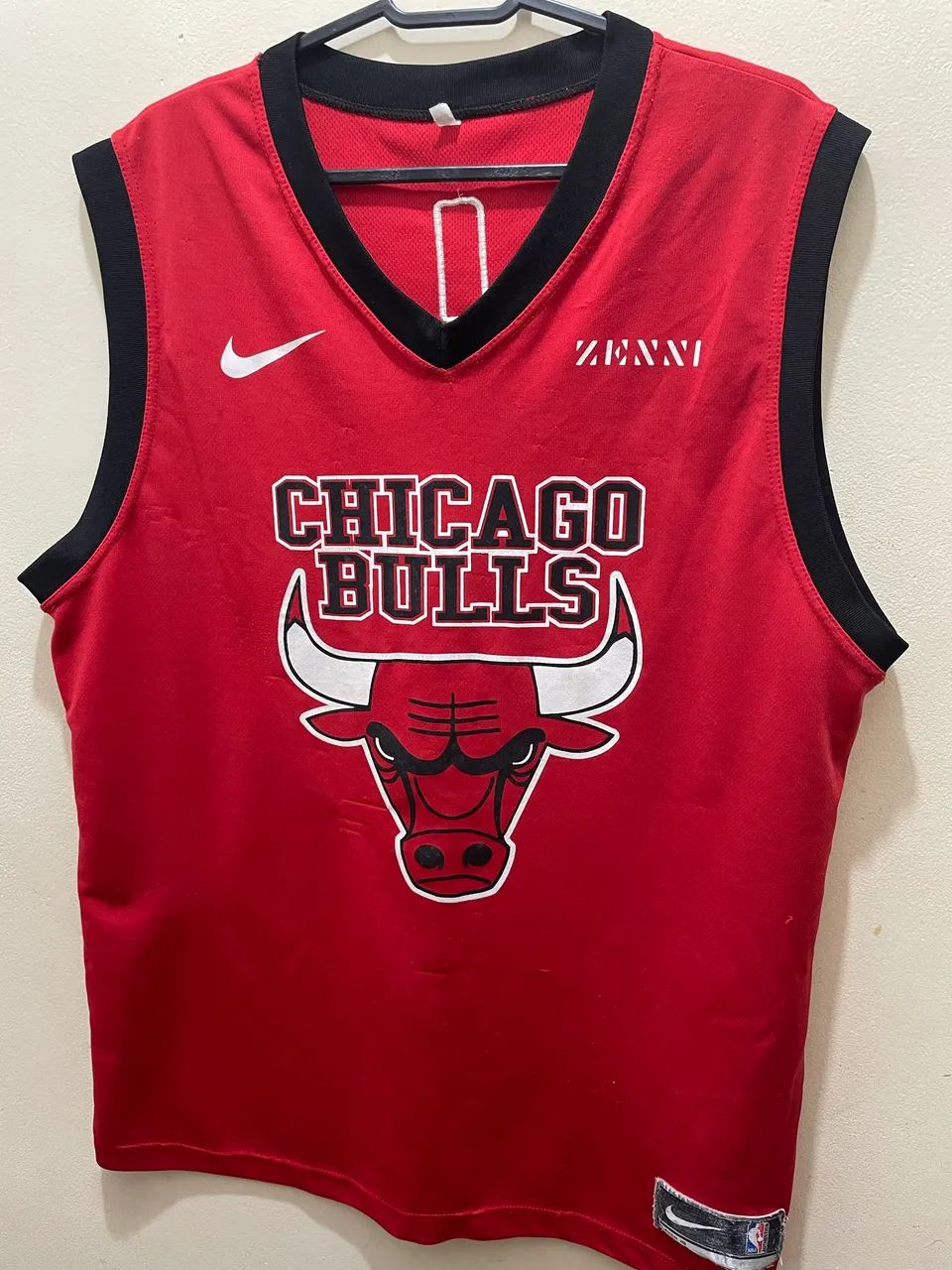 Regata Chicago Bulls Vermelha Estilo NBA - Tam. M