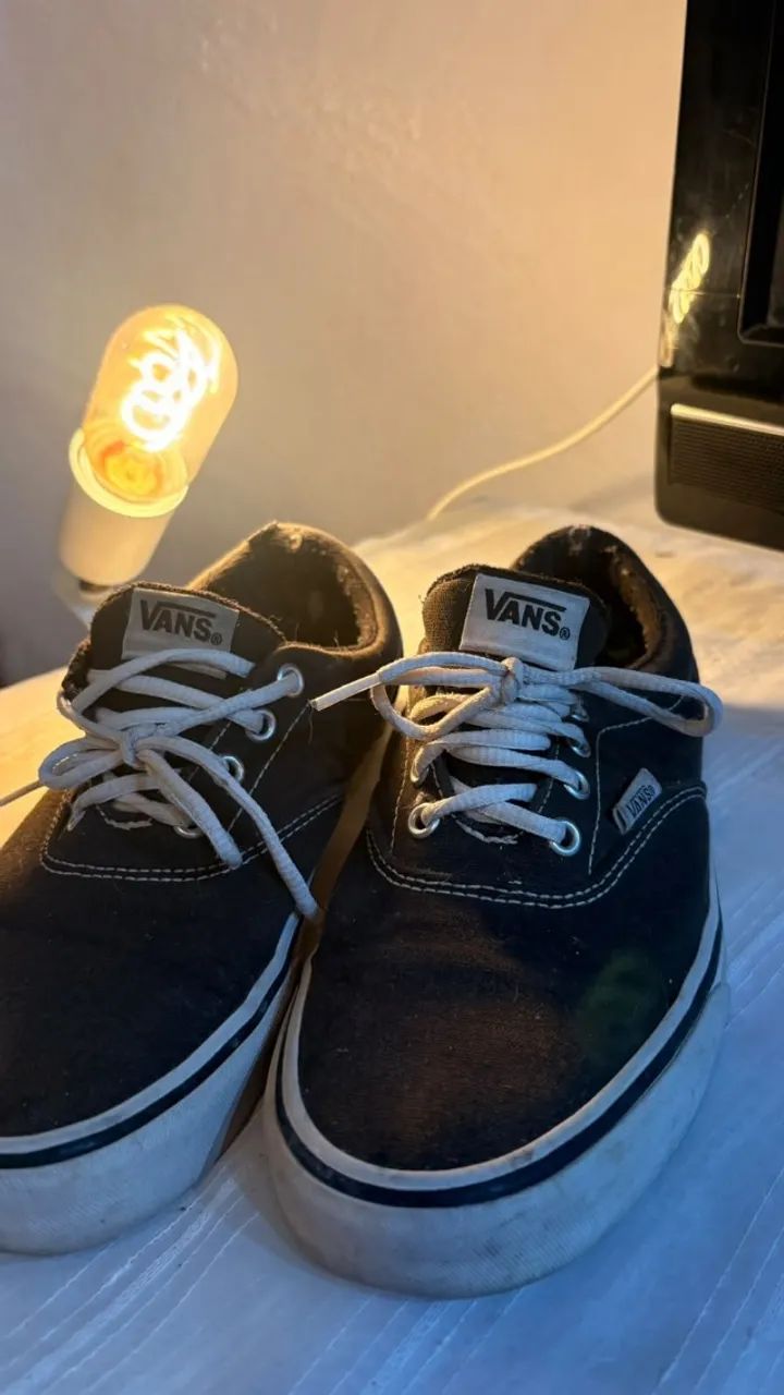 Tênis Vans Original Preto e Branco - Nº 36 - Usado - Foto 4