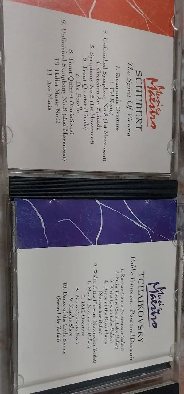 CD  SCHUBERT/ CHOPIN/BRAHMS/TCHAIKOVSKY/BEETHOVEN - Foto 3