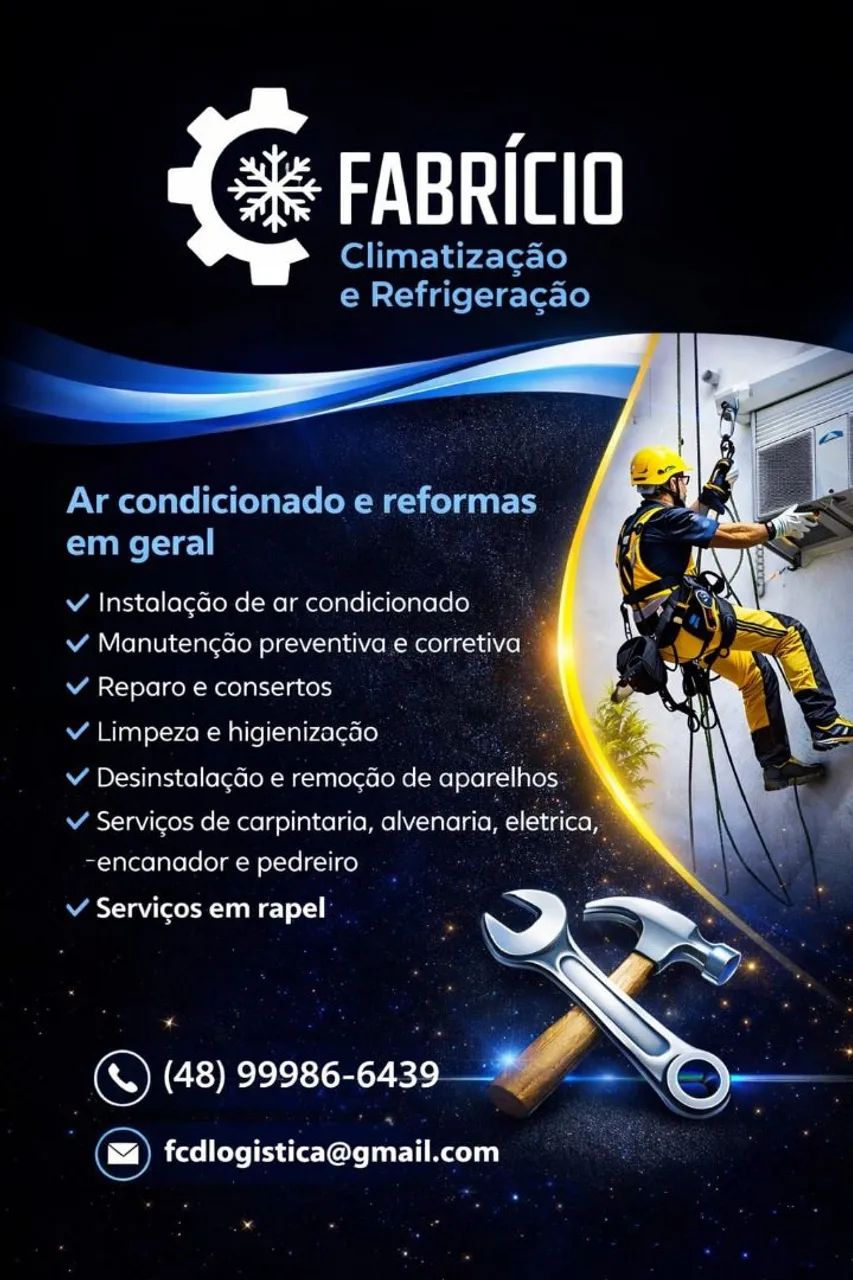  Instalação ar condicionado e Rapel