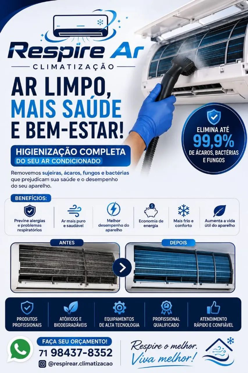 Limpeza de ar condicionado 
