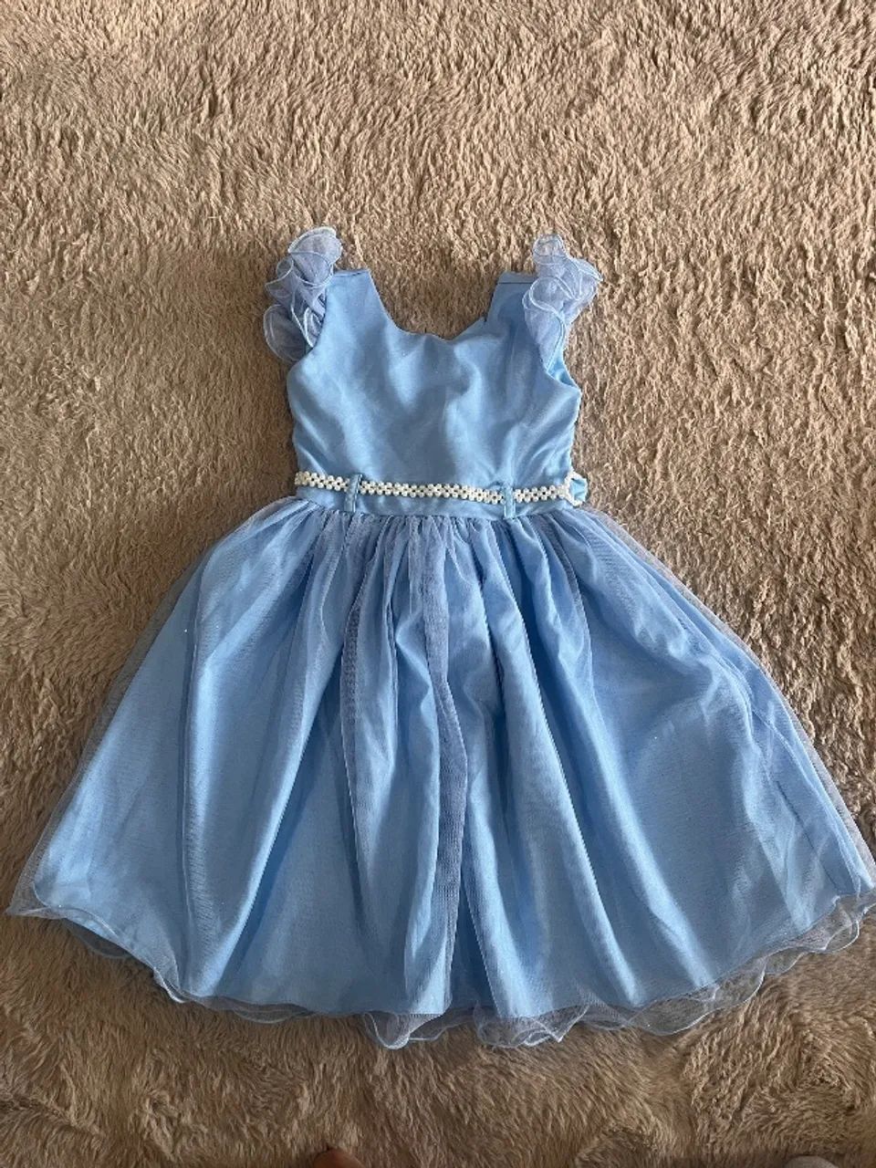 Vestido Infantil Azul