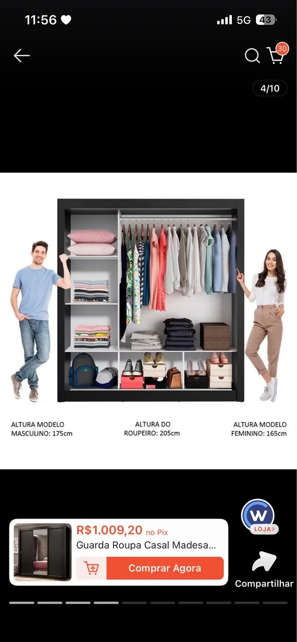 Guarda roupa  - Foto 3
