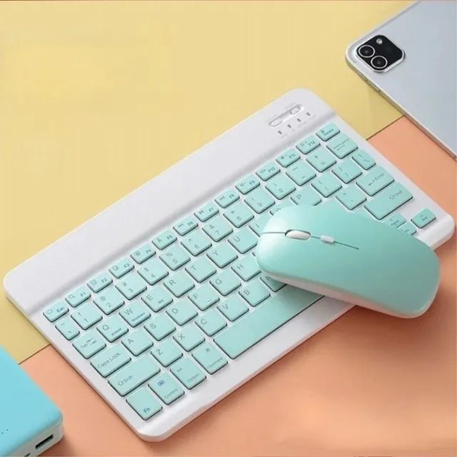 Teclado sem fio e mouse - Foto 4