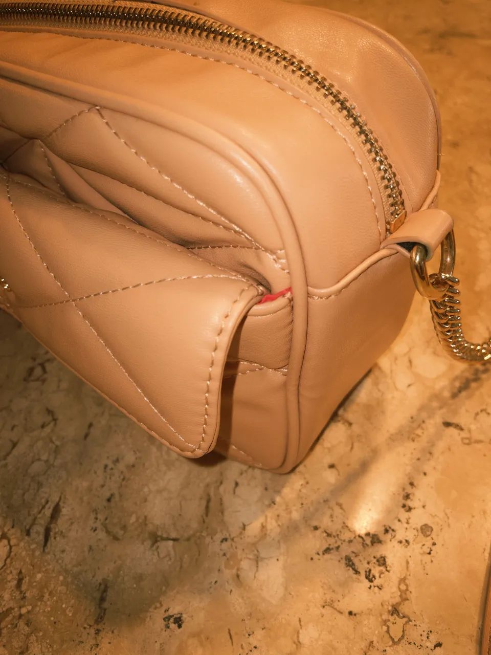 Bolsa Arezzo Original Bege Matelassê | Excelente Estado - Foto 3