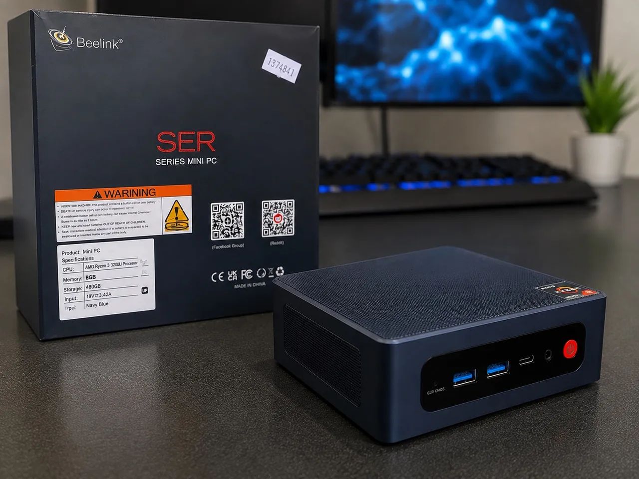 MINI PC NOVO E LACRADO ? RYZEN 3 - Foto 2