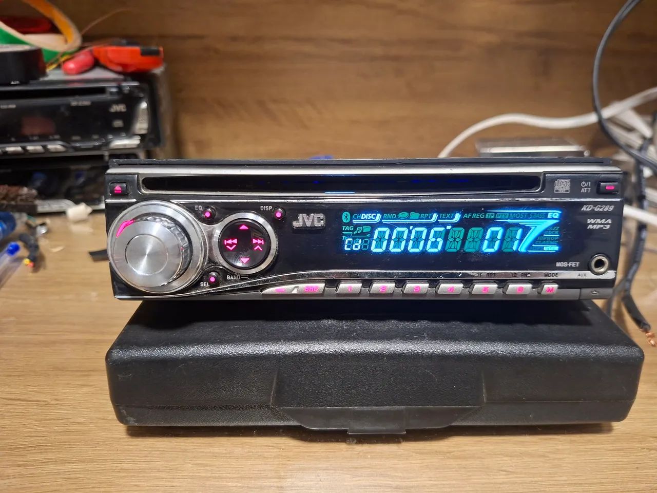 Rádio automotivo JVC KD-G289 com bluetooth - Foto 4