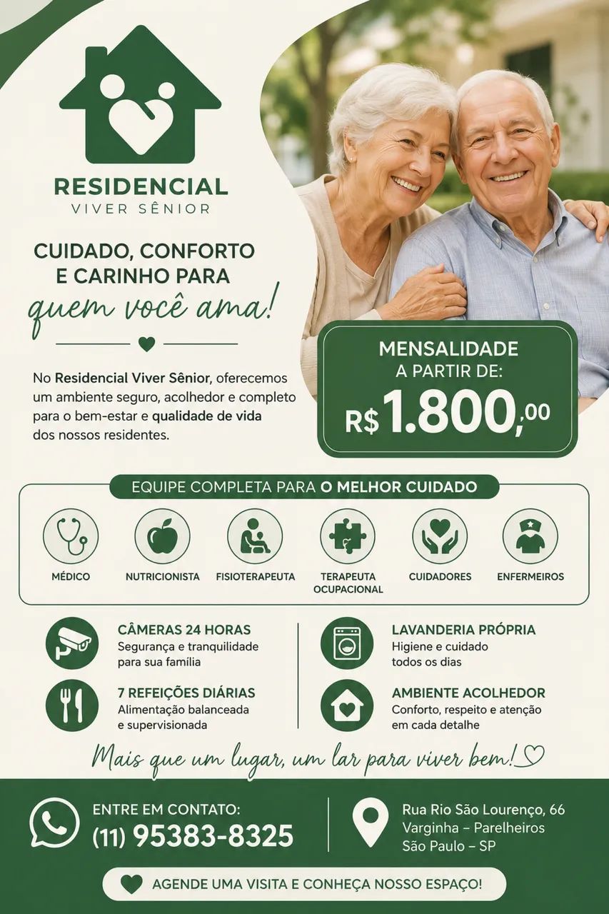 CASA DE REPOUSO PARA IDOSOS