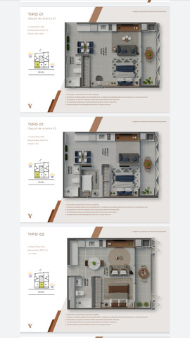 Apartamentos em Itapema parcelados em 120x, com 01, 02 E 03 dorms!!! Morretes - Foto 6