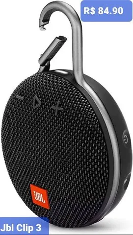 Caixas de Som JBL Clip 3 e 5 Novas Garantia e Entregamos e Aceitamos Cartões e Pix