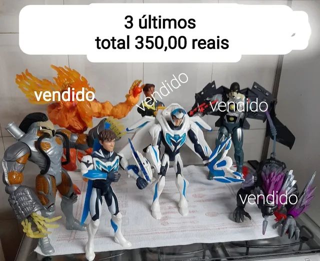 Bonecos maxtell e vilões 