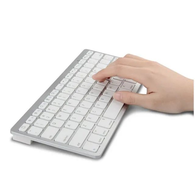 Teclado Bluetooth Sem Fio para Notebook Celular tablet iPad TV - Foto 2