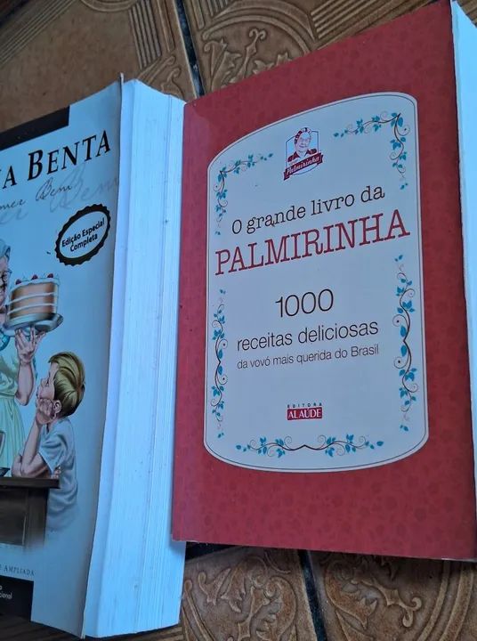 Livro de receitas DONA BENTA E PALMIRINHA