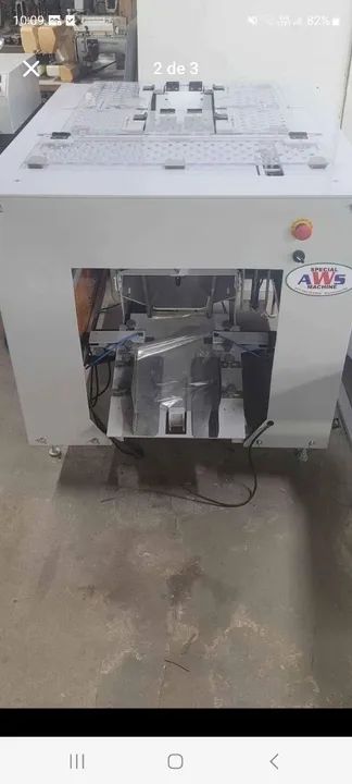 Vendo máquina de dobrar e embalar camisas