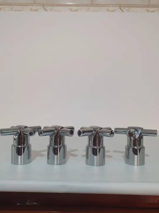 4 Peças de Acabamento para Torneira de inox