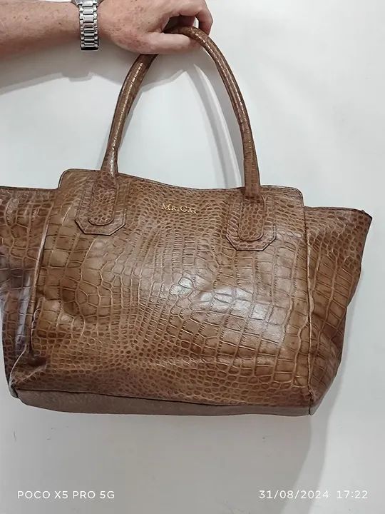 BOLSA DE COURO MR. CAT - Foto 2