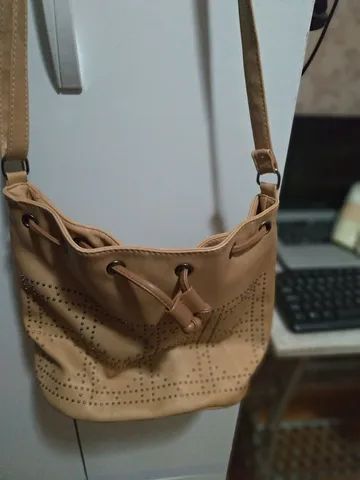 Bolsa couro bege - Foto 5