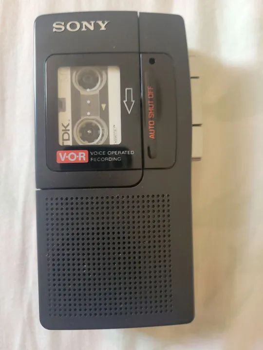 Gravador de áudio Sony anos 80. Antiguidade e raro!